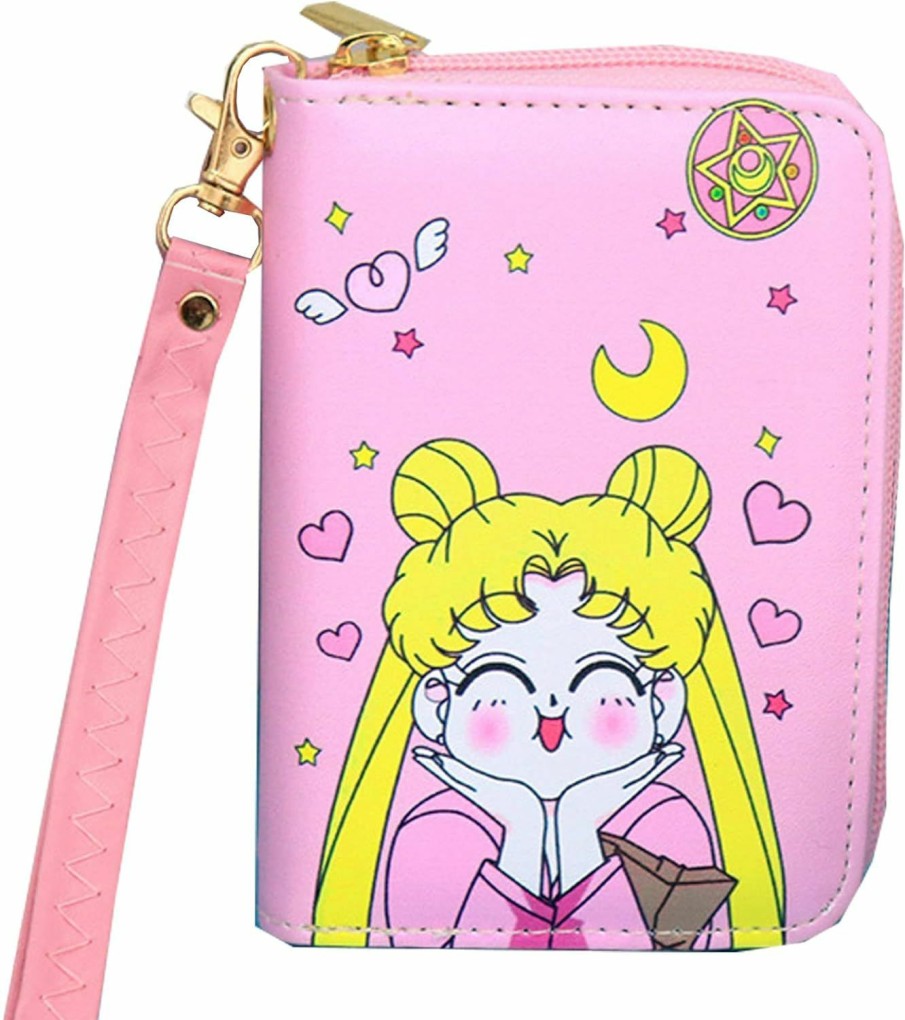 coywzca Wallets | Anime Wallet Cute Purse Girls Wallet Cartoon Wallet Women Wallet Leather Wallet (Foodgirls Wallet)