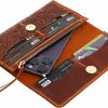 Toros Craft Wallets | Toros Craft Handmade Western Wallets For Women, Genuine Tooled Leather & Long Credit Card Holder, Cowhide Slim Cell Phone Case, Large Capacity, Cute Clutch & Purse & Handbag