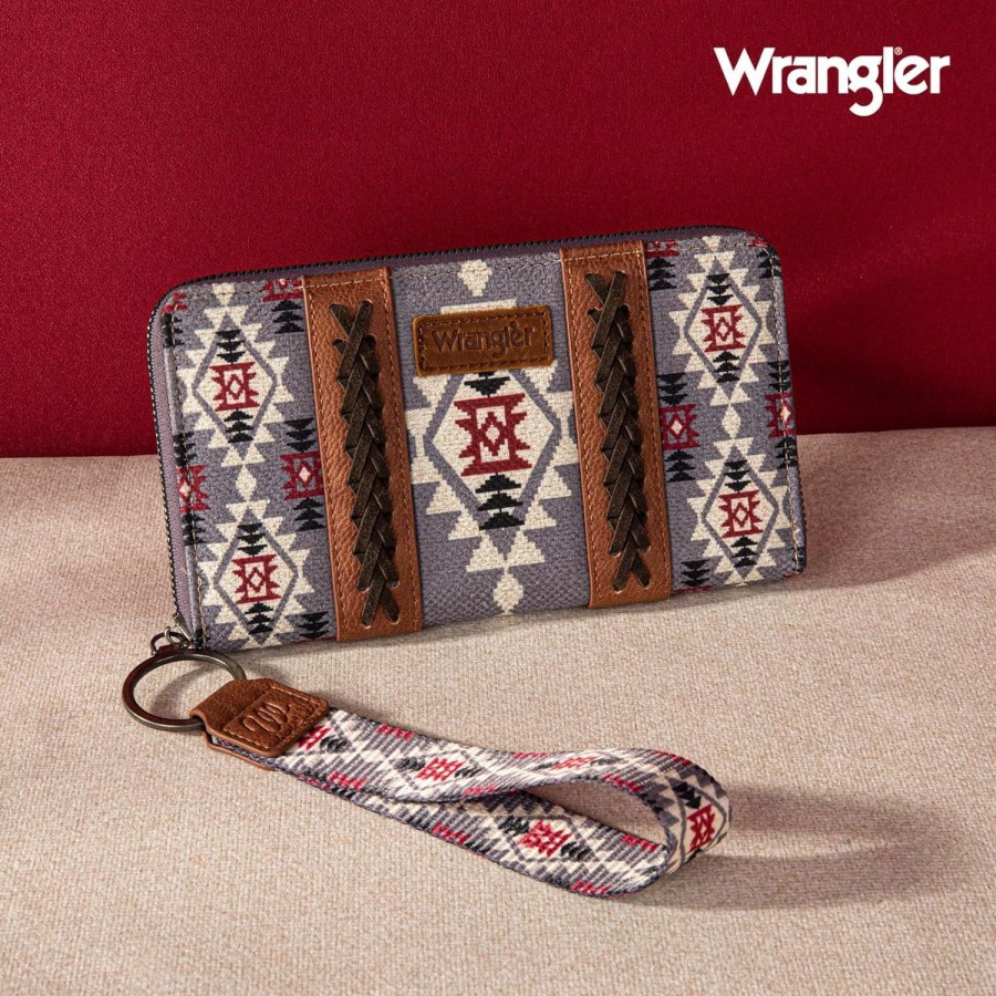 Montana West Wallets | Montana West Wrangler Wristlet Western Wallet Boho Aztec Credit Card Holder For Women Wg2203-W006Dtq