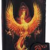 Nemesis Now Wallets | Nemesis Now, Black, 18.5Cm Anne Stokes Phoenix Rising Mythical Bird Embossed Purse