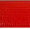 Aisi Wallets | Aisi Women Patent Leather Clutch Wallet Phone Card Holder Organizer Ladies Purse (Red)