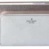 Kate Spade Wallets | Kate Spade Glimmer Glitter Boxed Large Continental Wallet Silver