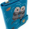 Shag Wear Wallets | Shag Wear Otter Design Small Animal Wallet For Women Vegan Faux Leather Teal 4.5\"