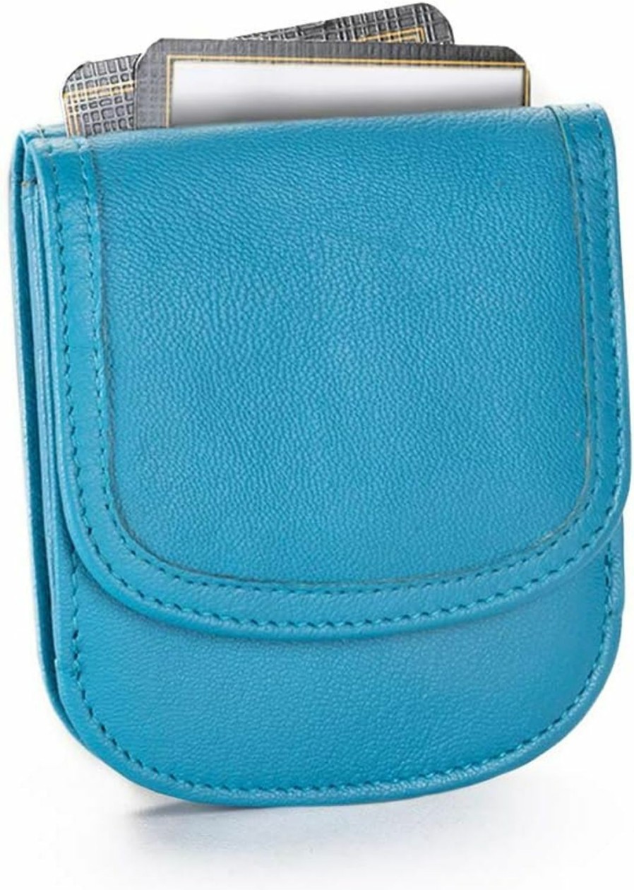 Taxi Wallet Wallets | Taxi Wallet Tw03-Blu Moon - Soft Leather - Compact, Front Pocket Folding Wallet - For Cards, Coins, Bills, Id (Men & Women)