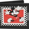 Concept One Wallets | Concept One Disney'S Mickey Mouse Vintage Bifold Wallet In A Decorative Tin Case, Multi