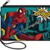 Buckle-Down Wallets | Buckle-Down Zip Wallet Spider-Man Small Accessory, Spider-Man, 6.5" X 3.5"