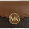 Michael Kors Wallets | Michael Kors Fulton Large Flap Continental Wallet (2019) - Brown