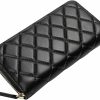 DORIS&JACKY Wallets | Doris&Jacky Women Leather Wallet Rfid Blocking Large Capacity Zipper Around Travel Wristlet Bags