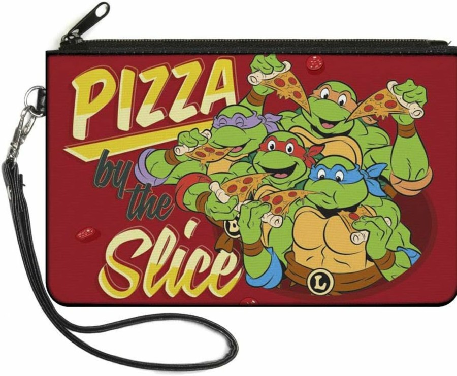 Buckle-Down Wallets | Buckle-Down Zip Wallet Ninja Turtles Large Accessory, Ninja Turtles, 8" X 5"