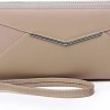 KOWENTIK Wallets | Kowentik Women Wallet Leather Zip Phone Clutch Large Travel Organizer Zipper Coin Purse Wristlet (Wallet Tye1-Pink)