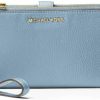 Michael Kors Wallets | Michael Kors Double Zip Wristlet Pale Blue One Size