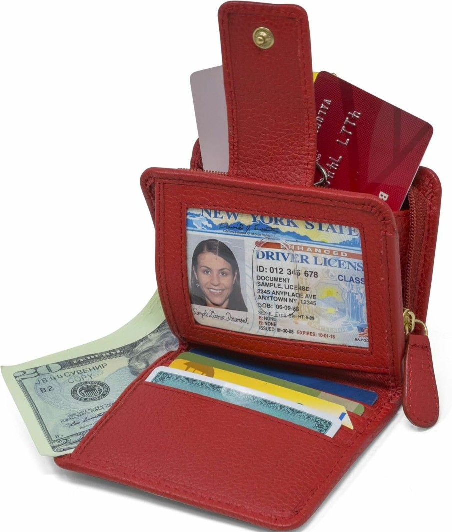 Timberland Wallets | Timberland Women'S Leather Rfid Small Indexer Wallet Billfold