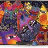 FIG DESIGN GROUP Wallets | Fig Design Group Armored Wallet Rfid Secure Data Theft Protection Credit Card Case (Laurel Burch Fantasticats)