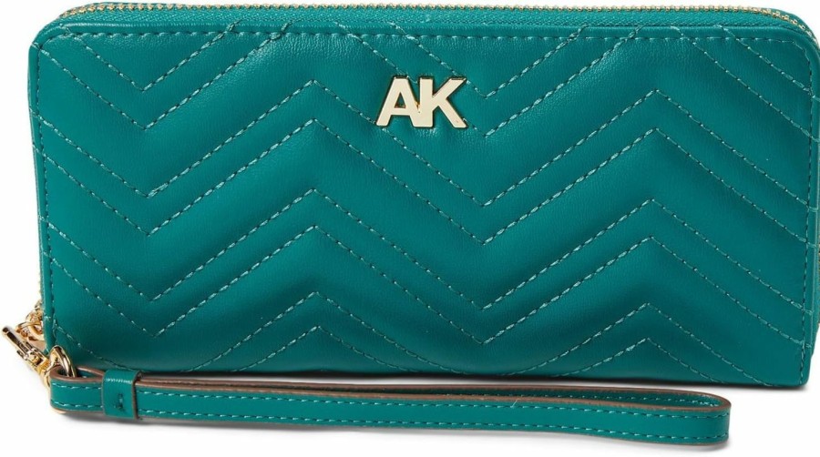 Anne Klein Wallets | Anne Klein Women'S Ak Quilted Zip Around Wallet