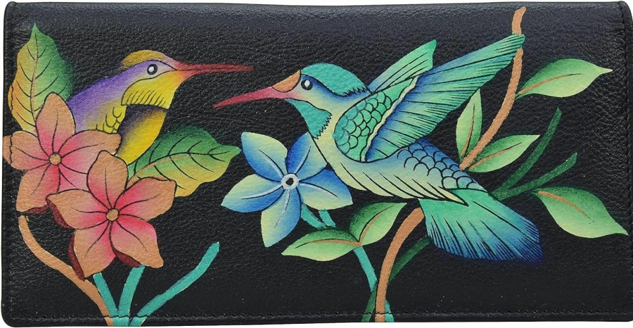 Anna by Anuschka Wallets | Anna By Anuschka Women'S Hand Painted Leather Two-Fold Clutch Wallet