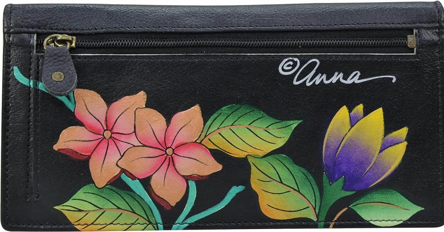 Anna by Anuschka Wallets | Anna By Anuschka Women'S Hand Painted Leather Two-Fold Clutch Wallet