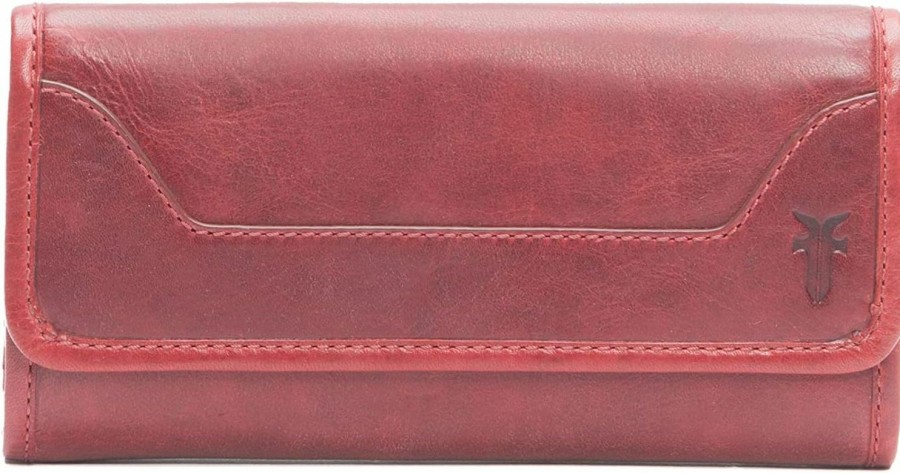 Frye Wallets | Frye Melissa Continental Snap Leather Wallet