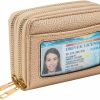 Heaye Wallets | Heaye Credit Card Case Holder Wallet With Id Window Zipper Small