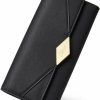 CLUCI Wallets | Cluci Women Wallet Soft Leather Designer Trifold Multi Card Organizer Lady Clutch Beige