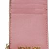 Michael Kors Wallets | Michael Kors Jet Set Travel Medium Top Zip Card Case Wallet Coin Pouch Rose Pink